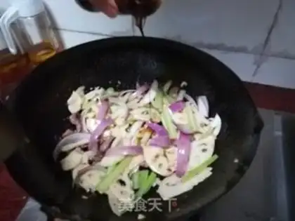 Make Liang has fired the celery step 8