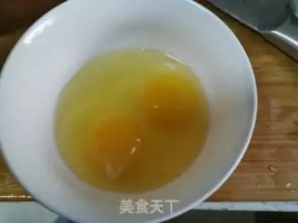 Make Precious eggs and acne step 1
