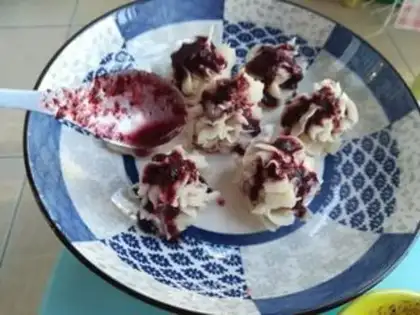 Make Blueberry Mountain step 10