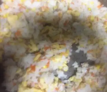 Make Duck egg fried rice step 4