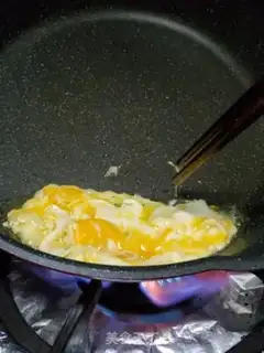 Make Egg-cooked powder step 2
