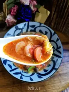 Make Spicy fungus shrimp soup step 13