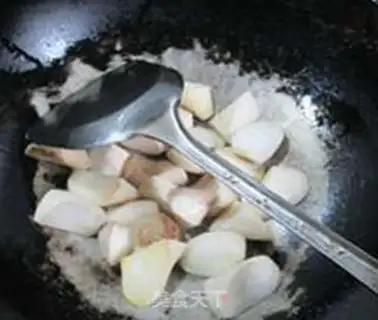 Make Sweet green pepper abalone mushrooms step 7