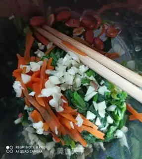 Make Peanut-rice spinach step 3