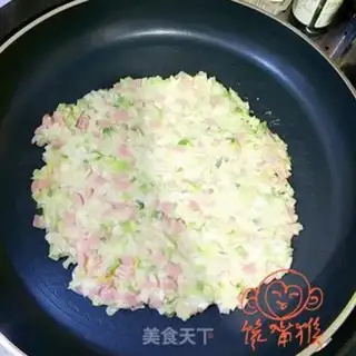 Make Celery ham cakes step 5