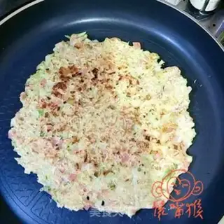 Make Celery ham cakes step 6