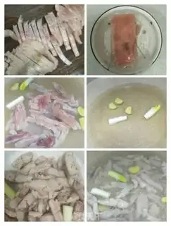 Make Fish and garlic step 1
