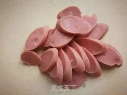 Make Apricot and ham sausage step 5