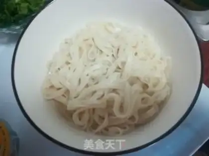 Make Abalone sauce noodles step 12
