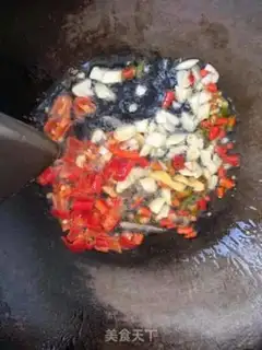 Make Red-fried prawn step 1