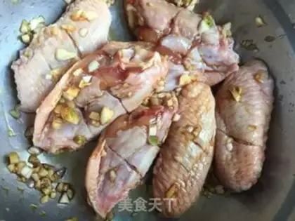 Make Garlic fried chicken wings step 6