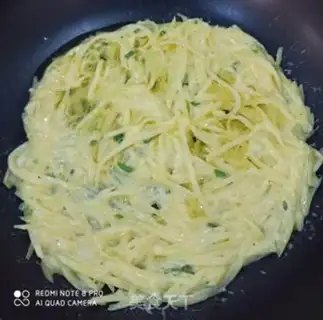 Make Potato egg pancake step 4
