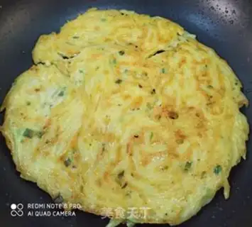 Make Potato egg pancake step 6