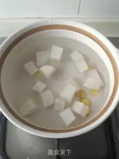Make radish tofuball soup step 2