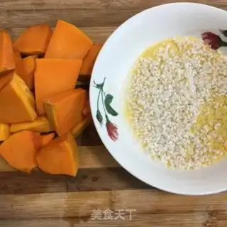 Make Pumpkin porridge step 0