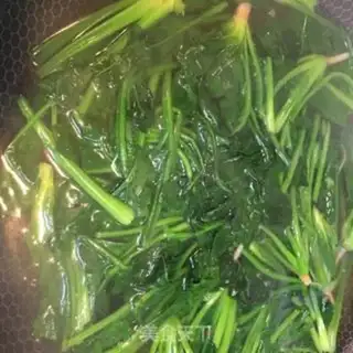 Make Peanut-rice spinach step 2