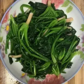 Make Peanut-rice spinach step 3