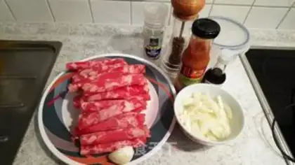 Make Vietnamese rice powder step 1
