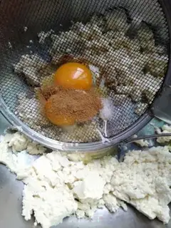 Make Egg tofu step 1