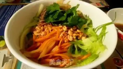Make Vietnamese rice powder step 10