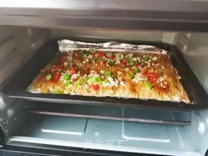 Make Garlic baked golden mushrooms step 7