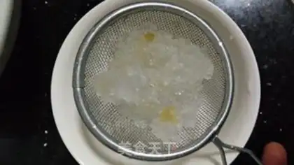 Make Peach gel and silver coleslaw step 3