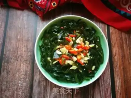Make Little pepper garlic seaweed step 6