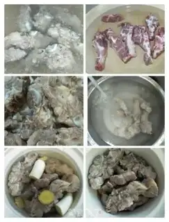 Make Sweet soup of stoned bones step 1