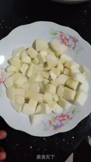 Make Peach gel and silver coleslaw step 5
