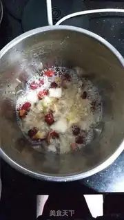 Make Peach gel and silver coleslaw step 6