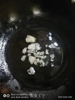 Make Chestnut red meat step 1