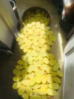 Make Potato dry step 1