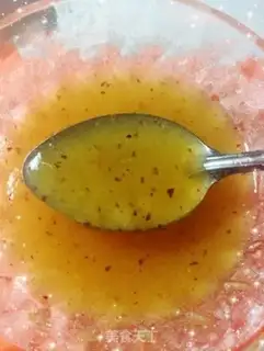 Make Peach gel and silver coleslaw step 8
