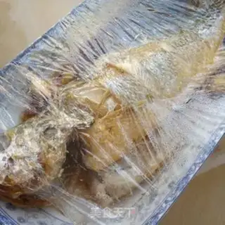 Make Microwave yellow fish step 1