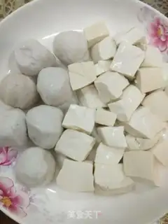 Make ♪ ♪ ♪ Tofu soup ♪ step 1