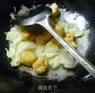 Make The cucumber, the tofu, the cabbage step 7
