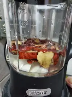 Make Double red mountain rice step 2