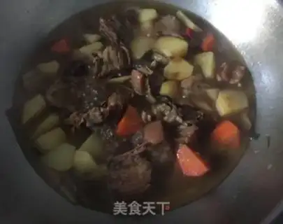Make Red lamb steak and potatoes step 5