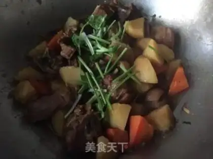 Make Red lamb steak and potatoes step 6