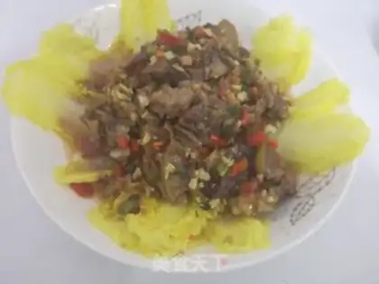 Make Beef fan cabbage step 7