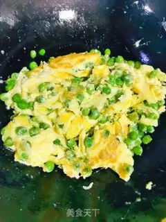Make Peas fried eggs step 4