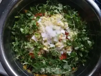 Make The corn and salty nest step 13