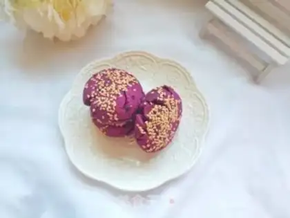 Make Potato sesame cake step 8