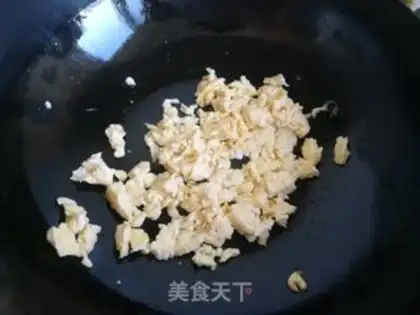 Make Blue duck egg fried cake step 3