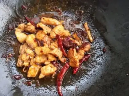 Make Hot sauce and cabbage step 3