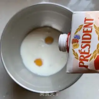 Make Milk and eggs step 1