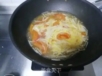Make Tomatoes, chumps, chump soup step 6