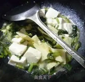 Make Snow cuisine boils tofu step 11
