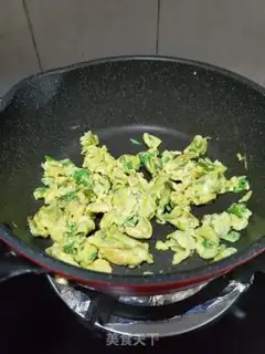 Make Celery leaves and eggs step 7