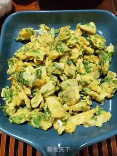 Make Celery leaves and eggs step 8